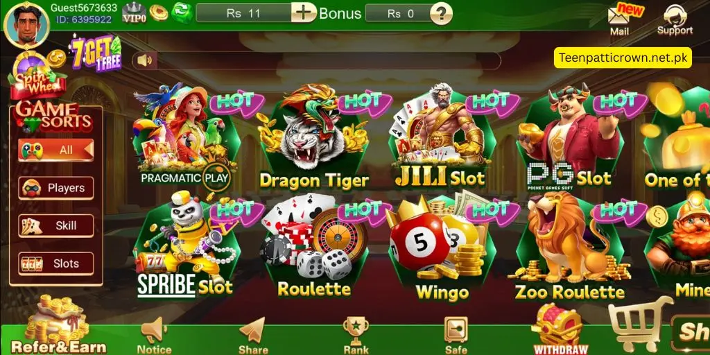Teen Patti Crown Pakistan