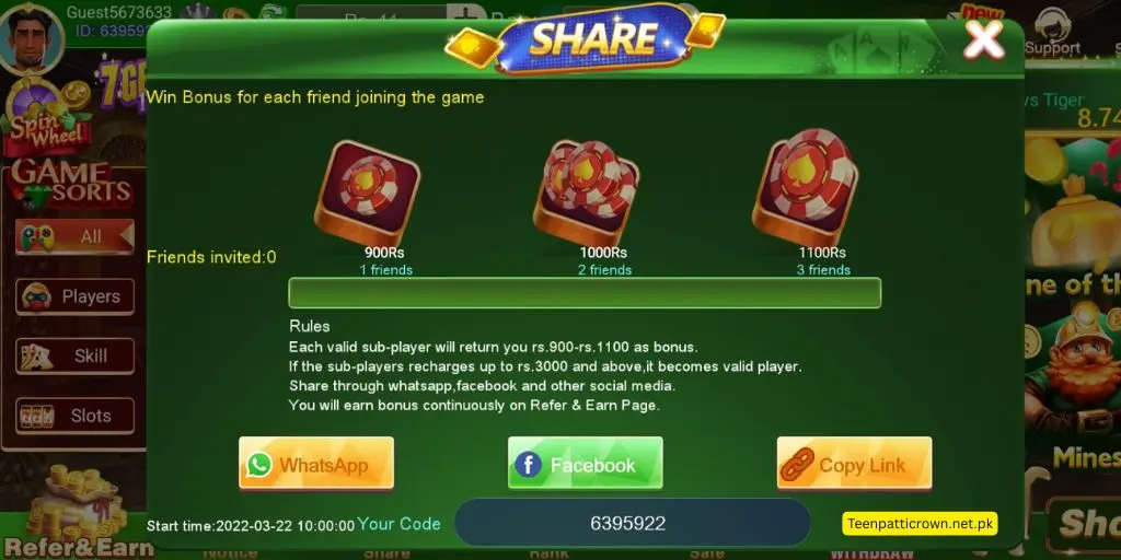 Teen Patti Crown Online
